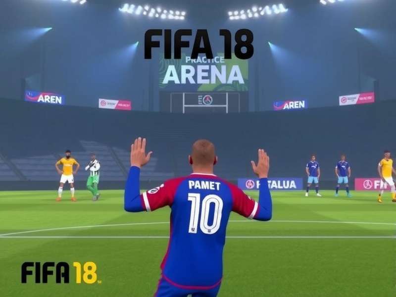 FIFA 18 Practice Arena Gameplay Screenshot